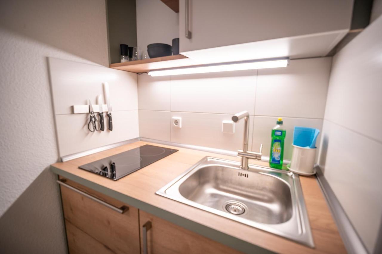Luxuriöses Studioapartment - Netflix&Küche Magdeburg Exterior foto