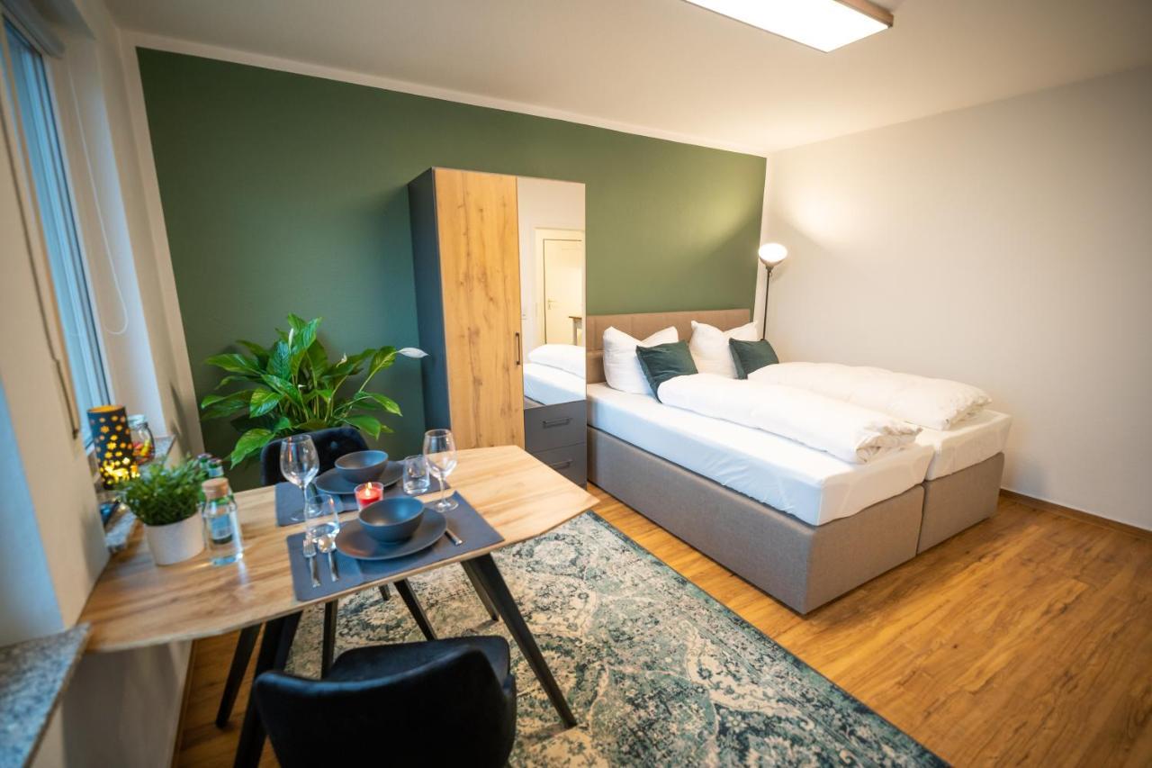 Luxuriöses Studioapartment - Netflix&Küche Magdeburg Exterior foto
