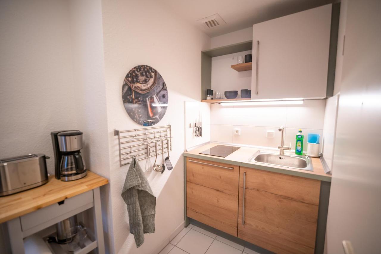 Luxuriöses Studioapartment - Netflix&Küche Magdeburg Exterior foto